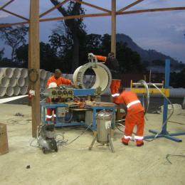 Installation Of NordiTube's Spiral Wound Pipe CONCRETLOC 2